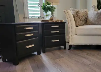 Solid Wood Dark Chocolate Nightstands, View more