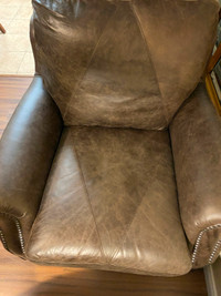 Leather chair new