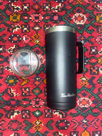 Black Tim Hortons Coffee Bottle Tumbler 20 oz Tahoe