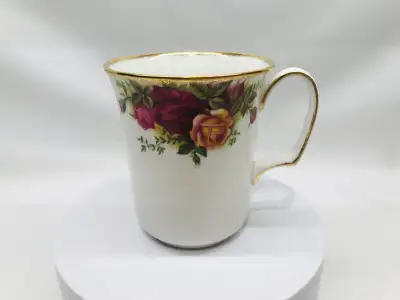 Royal Albert Old Country Roses Ribbed Coffee Mug $10 Each, View more