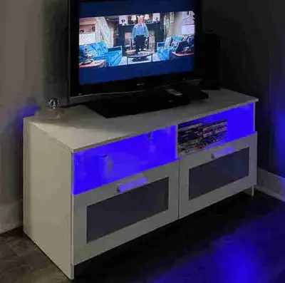 Meuble Tv salon avec 2 tiroirs, View more