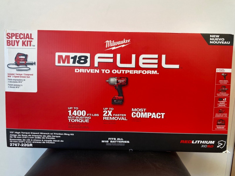 Milwaukee M18 impact wrench and grease gun kit Power Tools Thunder