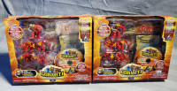 2 New 2009 Gormiti starter pack army battle action figure game