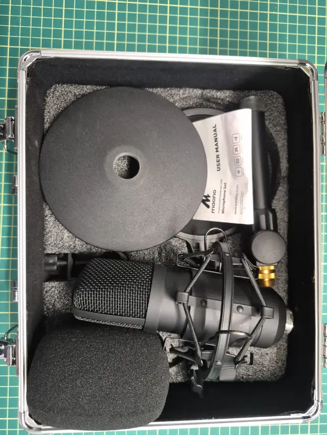 USB Microphone Kit 192kHz/24Bit AU-A04T PC Condenser in Speakers, Headsets & Mics in Markham / York Region - Image 7
