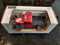1:24 Diecast SpecCast 1937 Ford Pickup Red Black Blank
