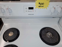 30"wide  stove Delivery warranty 