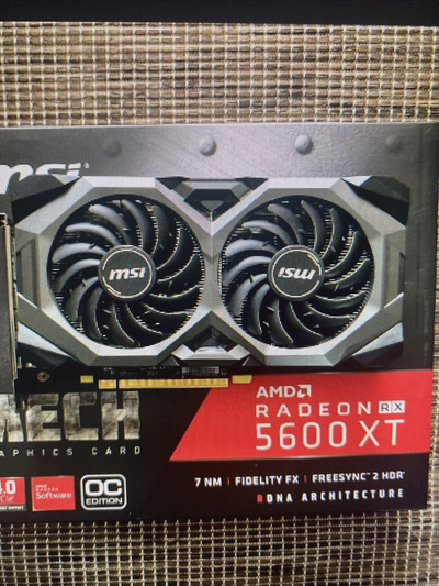 MSI Radeon RX 5600 XT OC MECH 6GB GDDR6 Graphics Card, View more