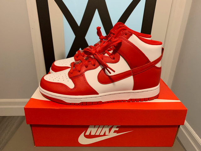 Nike Dunk High “University Red” in Men's Shoes in City of Toronto