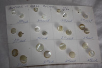 Lot of vintage Mother of Pearl Buttons