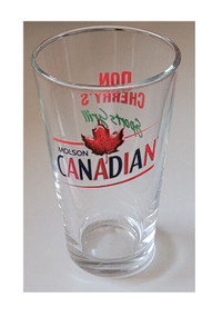 Vintage Libbey Glassware Molson Canadian Don Cherry's Pint Glass