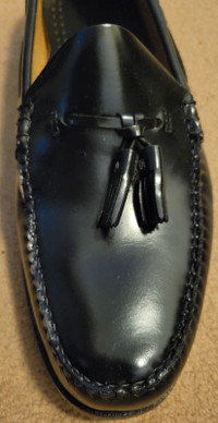 G. H. Bass penny loafers. US 11