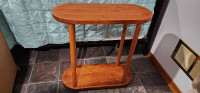 End Table solid wood chestnut color x1