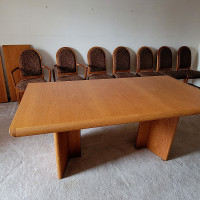 ⭐ Beautiful Vintage Mid Century Teak Dining Table & 8 Chairs