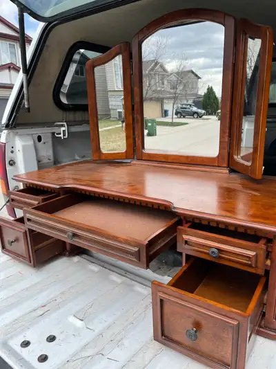 Vanity - Wooden like new, View more