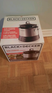 Black+Decker 6-in-1 stirring rice & risotto cooker(new)