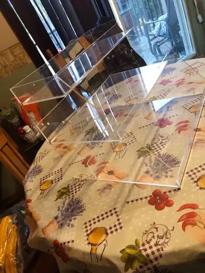 présentoir étagère en acrylique multifonctions pour boulangerie , View more