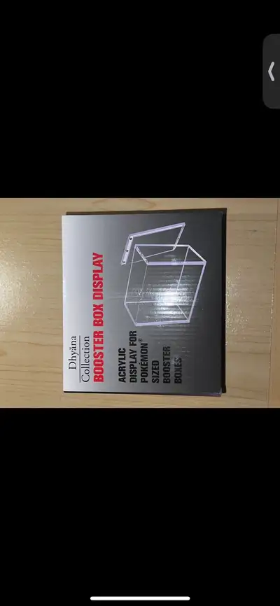 Pokemon Booster box acrylic display case, View more