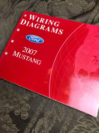 2007 FORD MUSTANG FACTORY WIRING DIAGRAMS MANUAL #m1029