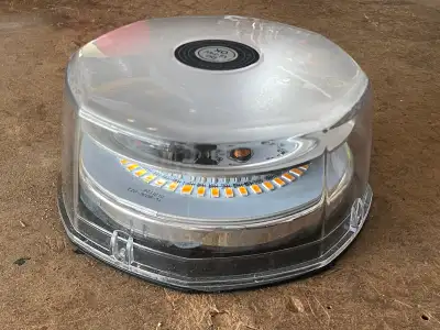 Amber LED strobe light for work truck, tractor etc, View more