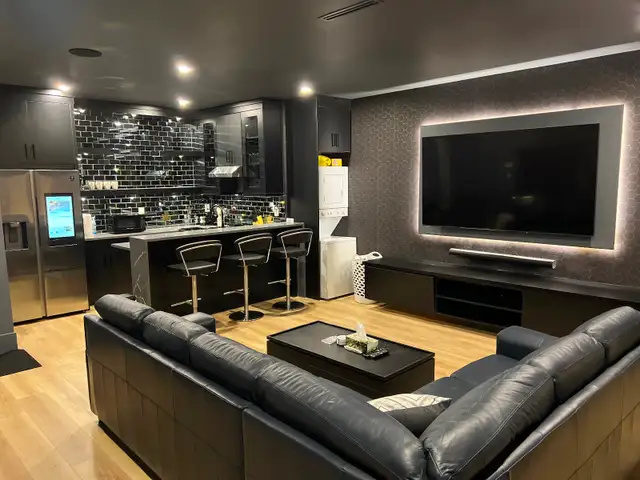 Luxury furnished 1 bedroom basement suite