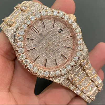 ICED OUT AP WATCH-SHINY DIAMONDS, View more