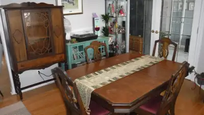 Set de cuisine en noyer massif, View more