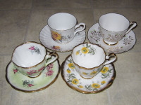 Vintage cup & saucer sets