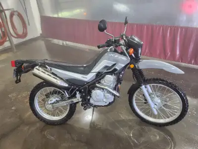 2025 Yamaha XT250. Basically brand new. I bought new in May 2025 and bike is under warranty. 913 km....