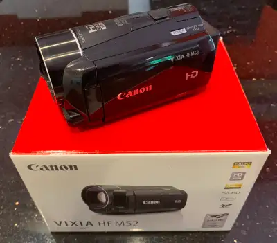 Canon VIXIA HF M52 Full HD 10x Image Stabilize Camcorder Wi-Fi, View more