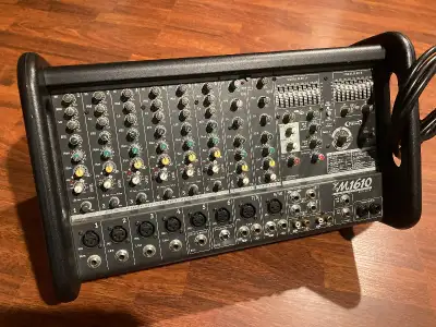 Yorkville M 1610 powered mixer and Legendary EV SX300 12" speakers in very good condition. Best pass...