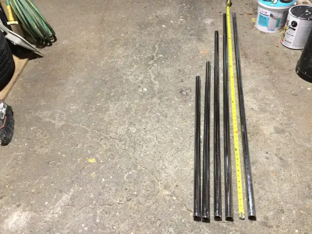 1” O.S.  chrome plated still pipes in Garage Sales in Laval / North Shore - Image 4