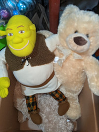 $35 for 5 big stuff toys (80cm ~85cm tall , Shrek, bear, dog))
