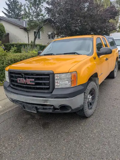 2008 GMC 1500 SIERRA EXTENDED CAB REAR WHEEL DRIVE TRUCK 5.3L MOTOR DUAL FUEL PROPANE/GAS GOOD GLASS...