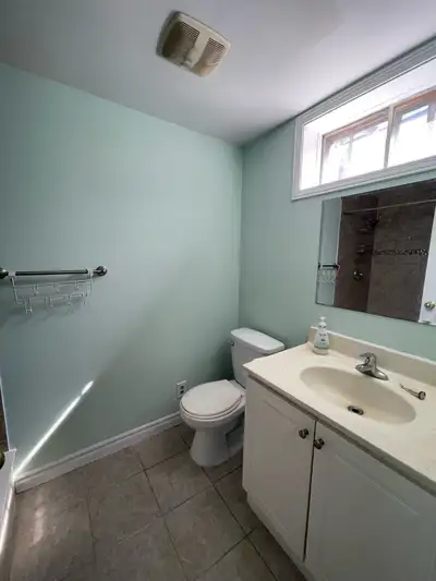 Newly renovated Spacious Basement room with a Private washroom Separate entrance Available immediate...