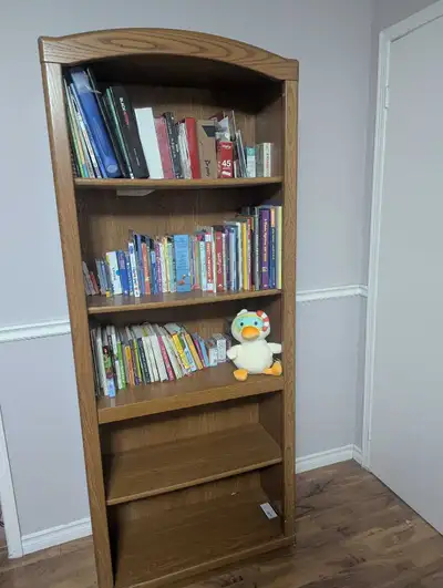 Wood bookshelf, View more