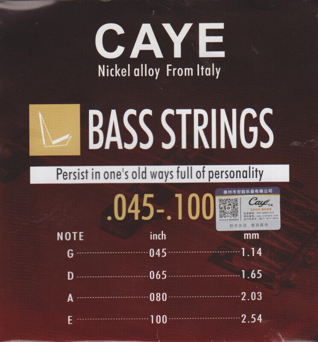 Caye Bass Guitar Strings dans Guitares  à Saint-Albert - Image 2
