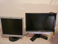 1 computer monitor for sale(Grey), second for sparta
