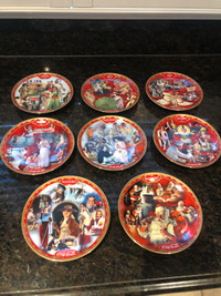 COCA COLA CALENDAR DAYS PLATES 