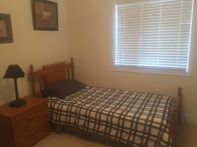 The Room Available is in a Large Home near Pittock Conservation. There is Central Air, and is on a B...