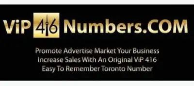 416 Numbers Sale ViP 416 Trusted As Seen On Global News, View more