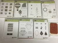 SALE! Stampin' Up Christmas & French stamp sets