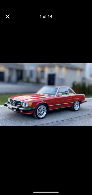 1987 Mercedes-Benz SL  V8 560SL  Air bag 