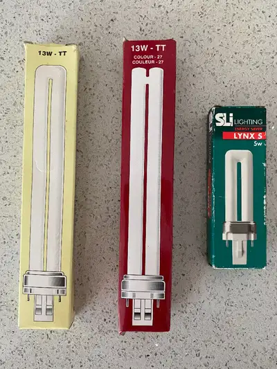 5W and 13W CFL BULBS, 2-PIN, TT TYPE, View more