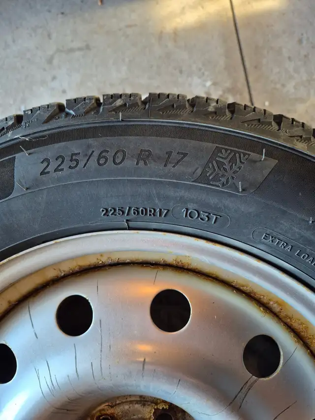 Michelin X Ice 225 / 60 / R17 Set on Rims in Tires & Rims in St. Catharines - Image 3
