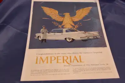 1957 Chrysler Imperial  Original Magazine Ad, View more