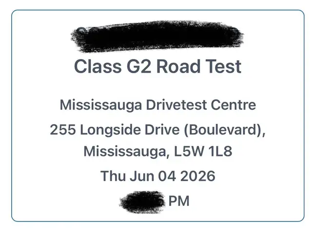 ROAD TEST BOOKING EARLY G2,G BOOKING, DRIVING CLASSES489072022709217283