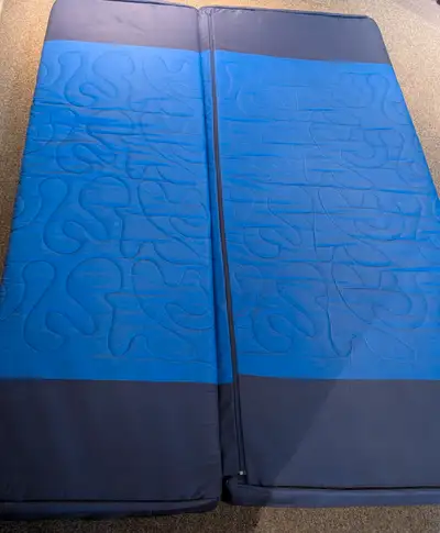 IKEA Futon mattress & 2 futon covers available for sale. At least 5 years old. There is a futon fram...