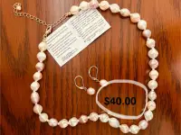  Pastel Cultured Pearls 