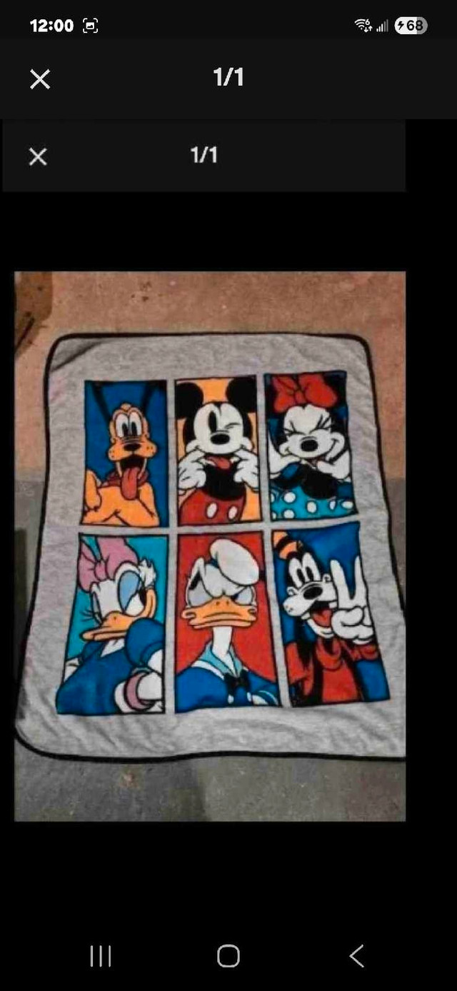 Disney Blanket in Bedding in Sarnia