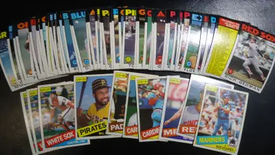 1985 and  1986 opc baseball lot of 56  cards, View more